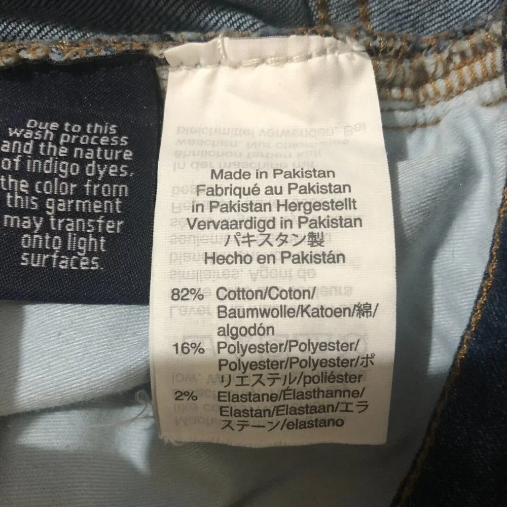 J. Crew Mercantile Skinny Jeans Distressed Denim Cotton Blend Women's 27